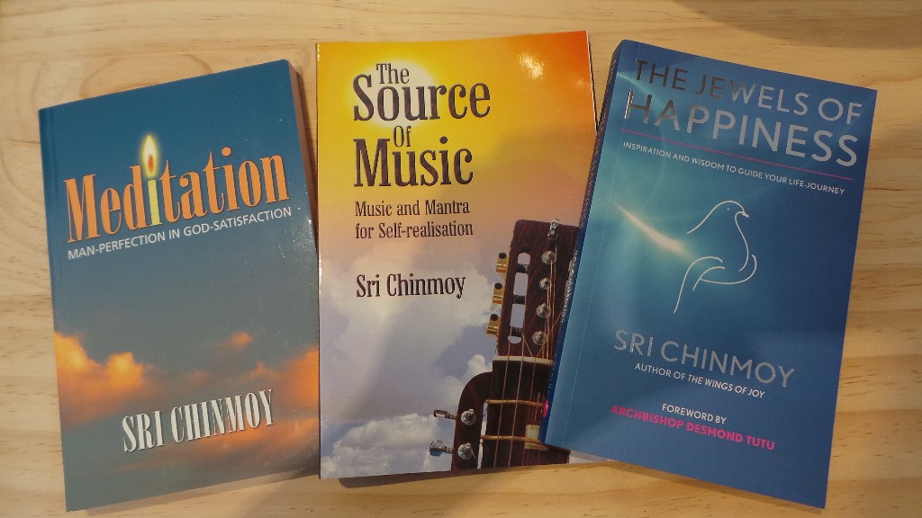 Meditation Class at the Sri Chinmoy Centre in Christchurch Books by Sri Chinmoy