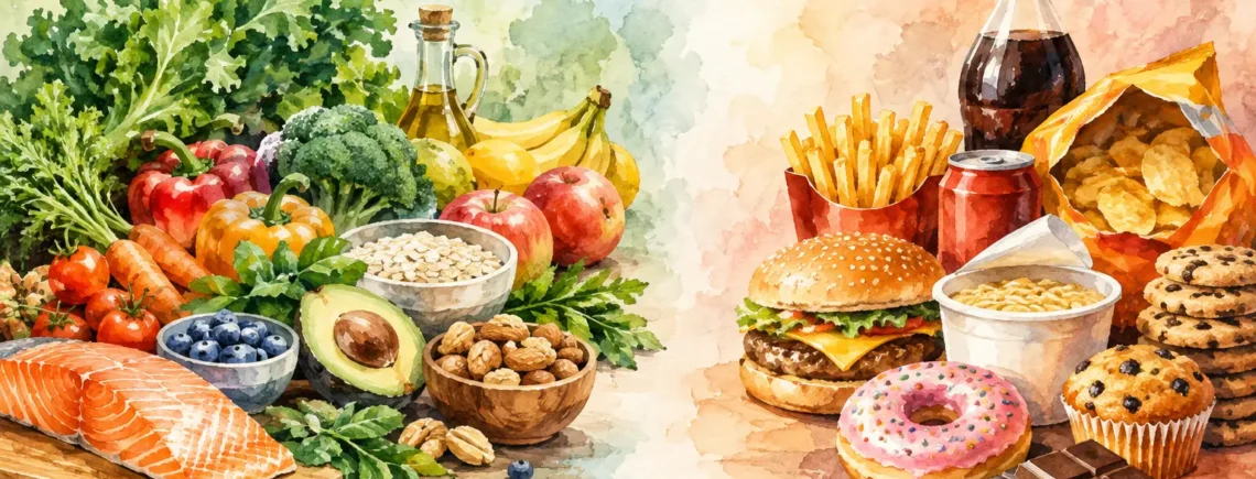 Wholefoods Versus Processed Foods in Real Life